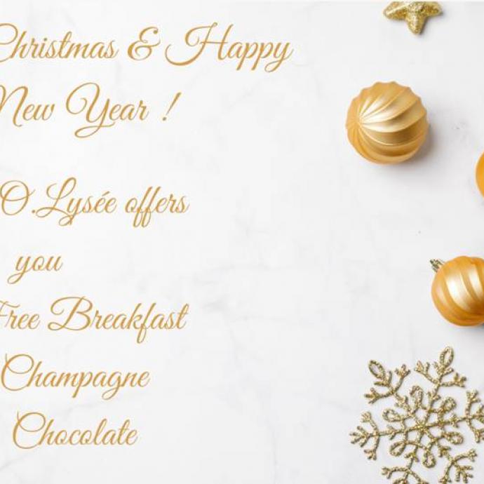An exceptional end-of-year offer at the O.lysée Hôtel