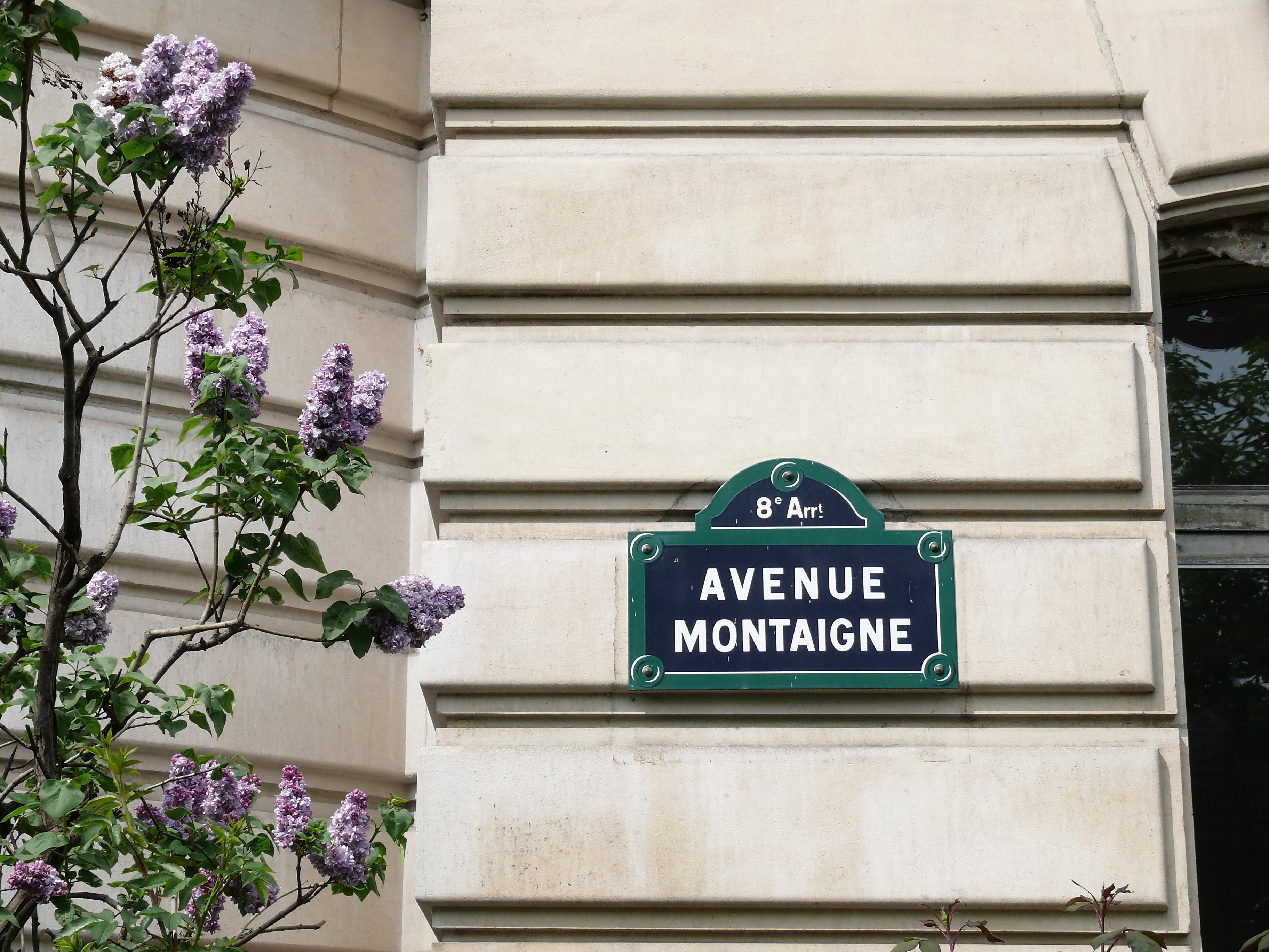 In the heart of the Parisian Golden Triangle: the Avenue Montaigne
